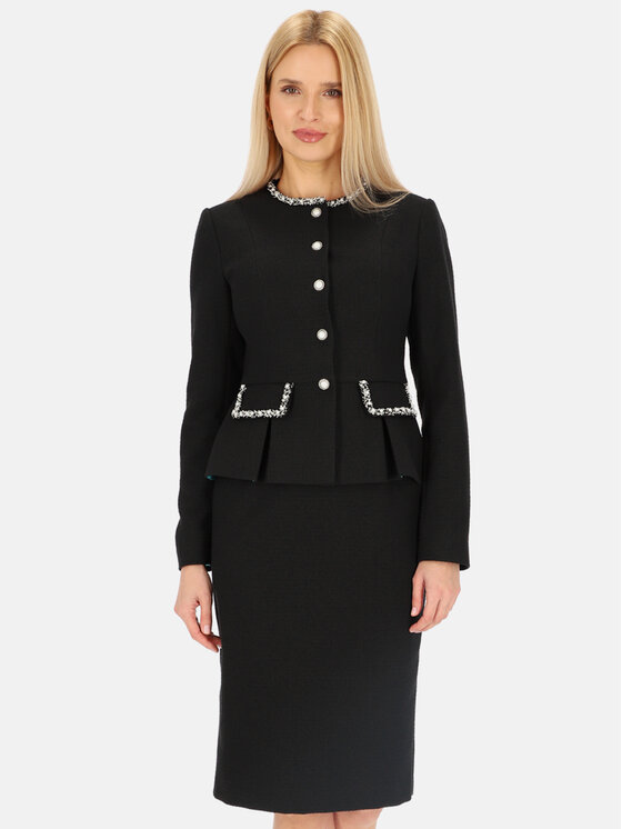 L’AF L’AF Marynarka Kori Czarny Slim Fit