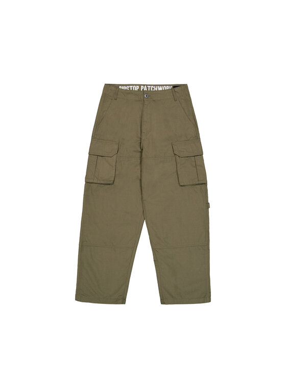 Alpha Industries Alpha Industries Spodnie cargo 148203 Zielony Regular Fit