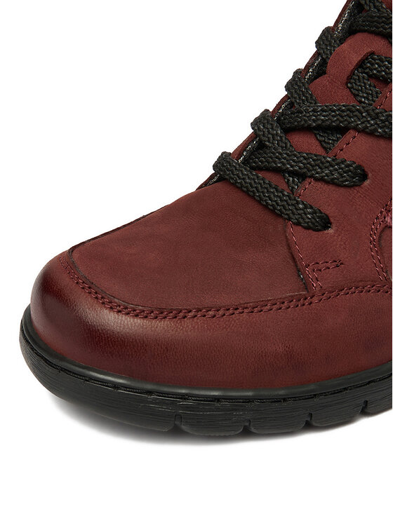 Go Soft Go Soft Schnürschuhe CEO-WI23-GHANA-07 Dunkelrot