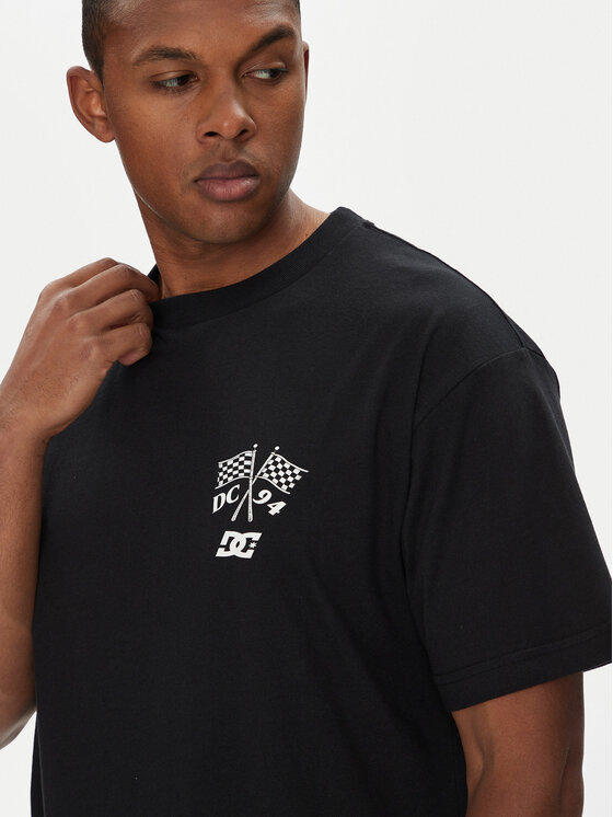 DC Shoes DC Shoes T-Shirt ADYZT05467 Czarny Regular Fit