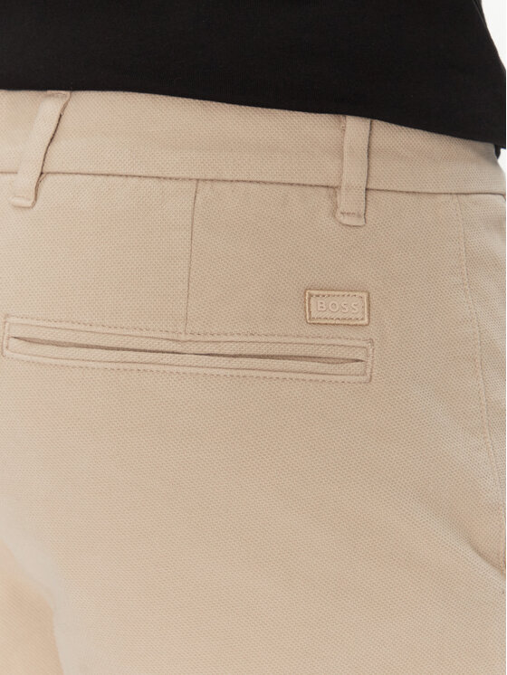 BOSS BOSS Kratke hlače iz tkanine H-Slice-Shorts1 50543951 Bež Slim Fit