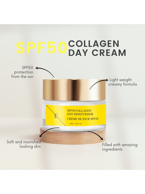 Erthskin London Erthskin London Kolagenowy krem na dzień SPF 50 Krem na dzień