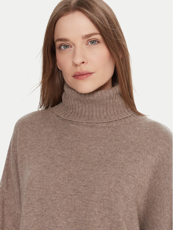 Kontatto Kontatto Rollkragenpullover 3M0961C Beige Relaxed Fit