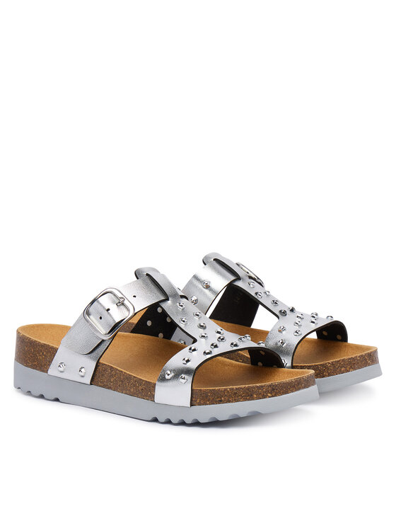 Scholl Scholl Plätud Luce T-Bat MF00694 Hõbedane