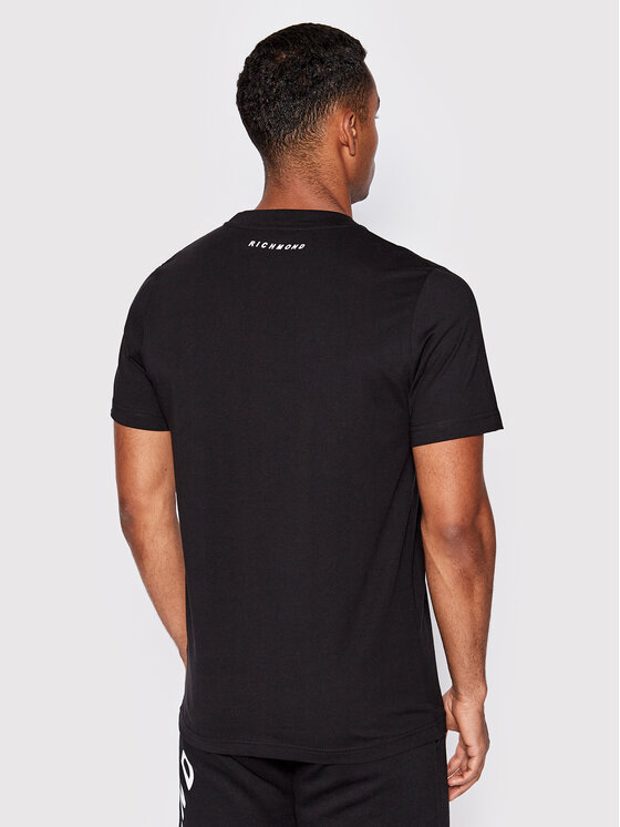 John Richmond John Richmond T-Shirt UMA22103TS Czarny Regular Fit
