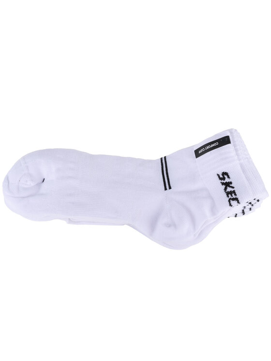 Skechers Skechers Calzini corti da uomo Skechers 5PPK Wm Mesh Ventilation Quarter Socks Bianco