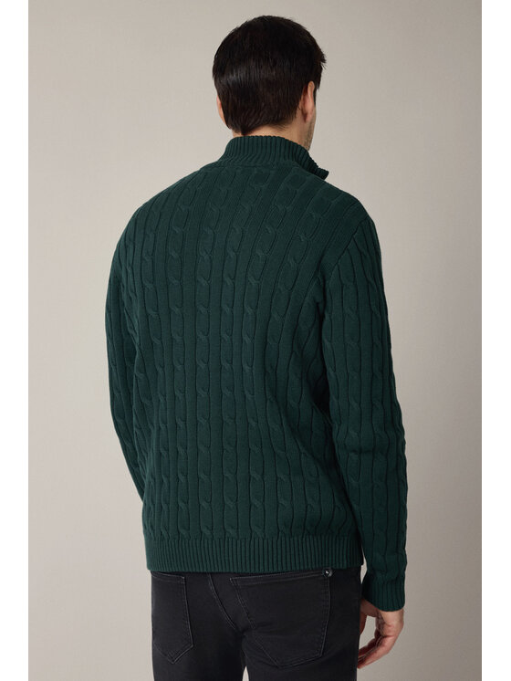 Lancerto Lancerto Sweter Cutter SW073225000040 Zielony Regular Fit
