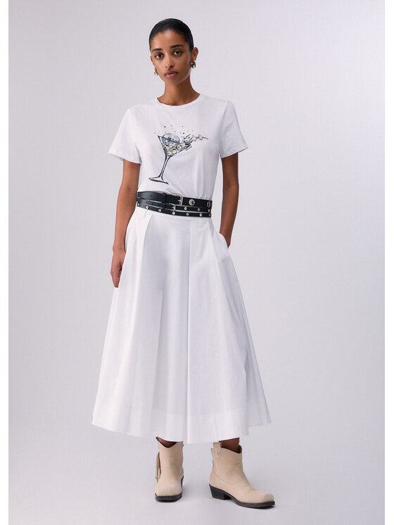 Liu Jo Liu Jo Gonna maxi CA6274T297A11111 Bianco Regular Fit
