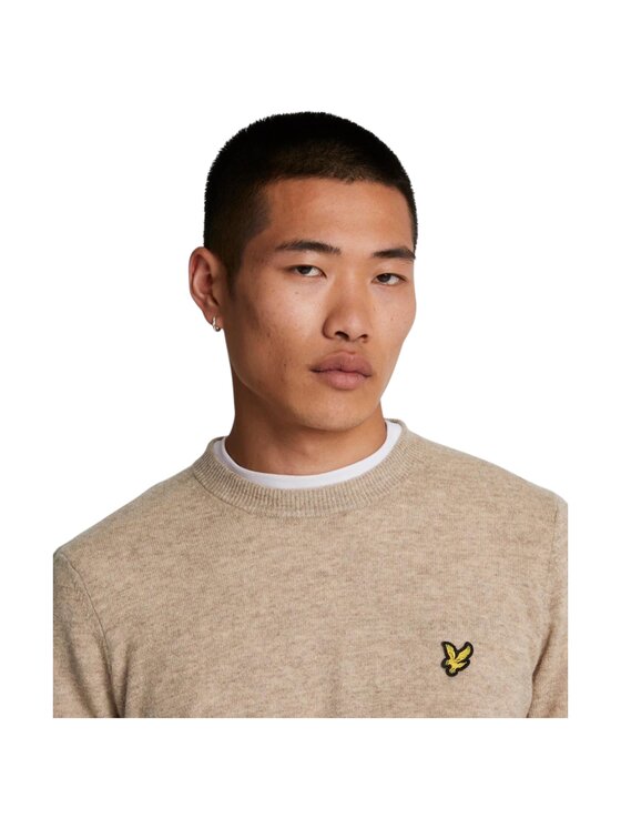 Lyle & Scott Lyle & Scott Maglione kn2114v-x320 Beige Regular Fit