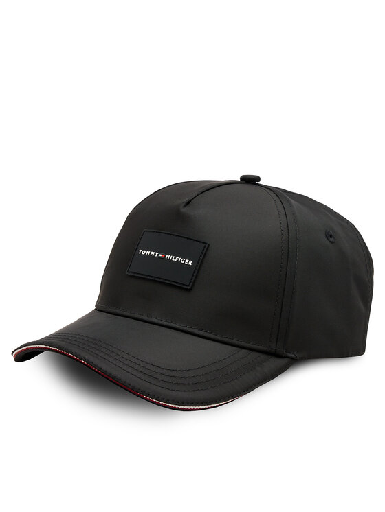 Tommy Hilfiger Tommy Hilfiger Шапка с козирка Corporate Repreve 5 Panel Cap AM0AM12545 Черен