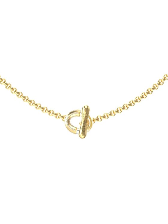 Guess Guess Naszyjnik JUBN05371JW Złoty