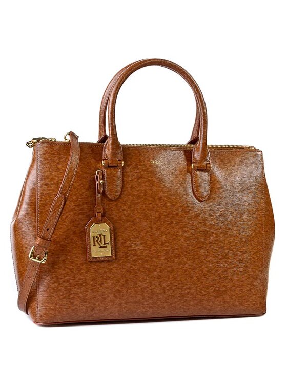 Lauren ralph lauren double zip satchel online