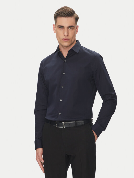 Calvin Klein Calvin Klein Cămașă Essential LV019EU000 Bleumarin Slim Fit