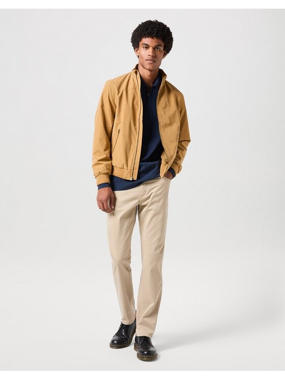 Wrangler Wrangler Kurtka przejściowa Harrington Jacket Dijon Żółty Regular Fit