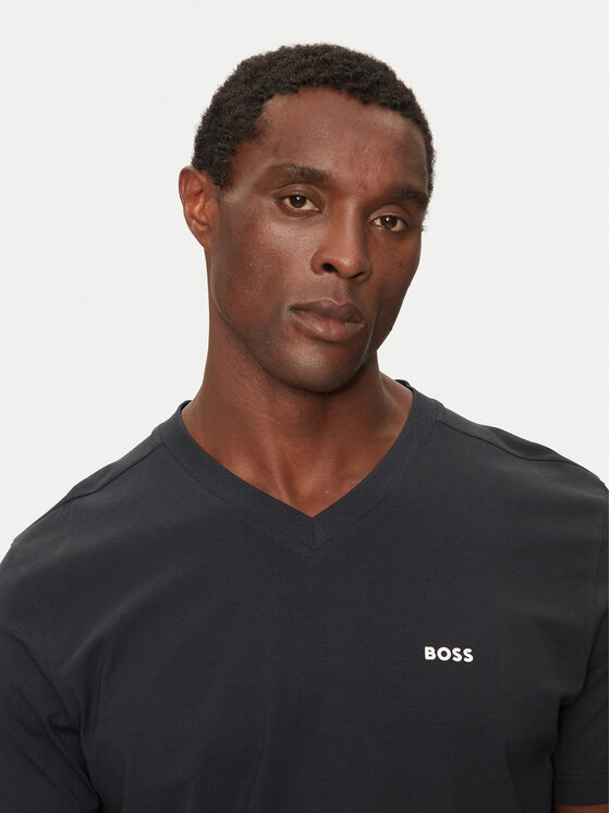 BOSS Boss Tričko Tee V 50506347 Tmavomodrá Regular Fit