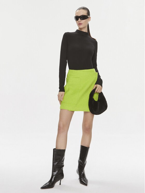 Samsøe Samsøe Samsøe Samsøe Spódnica mini Inez F23400012 Zielony Regular Fit