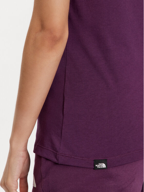 The North Face The North Face T-Shirt Simple Dome NF0A87NH Fialová Regular Fit