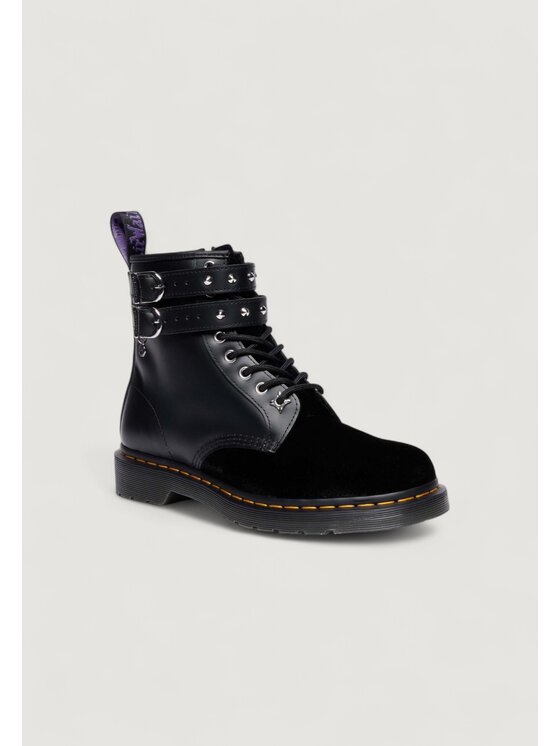 Dr. Martens Dr. Martens Anfibi 1460 Wdn Smooth+Velvet Nero