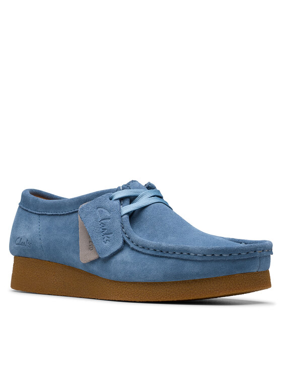 Clarks Clarks Polobotky WallabeeEVOSh 26181476 Modrá