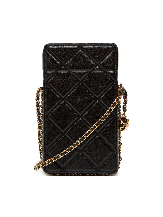 Tory Burch Tory Burch Torbica za telefon Fleming Flap 163417 Črna