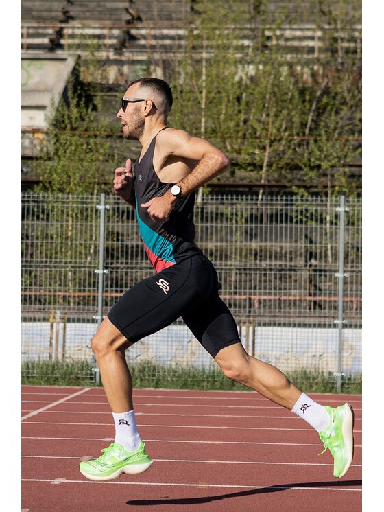 ROUGH RADICAL ROUGH RADICAL Szorty sportowe POWER TECH Czarny Slim Fit