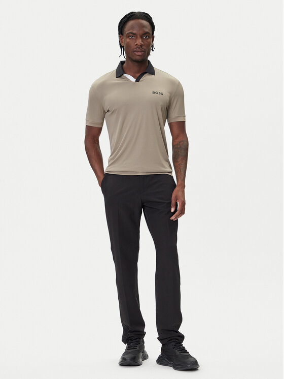 BOSS BOSS Поло Palle 50543348 Бежевий Slim Fit