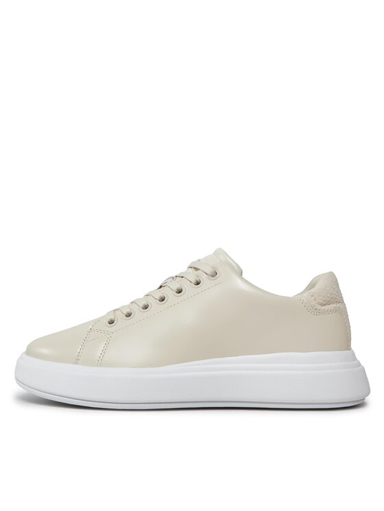 Calvin Klein Calvin Klein Сникърси Raised Cup Lace Up Nano Mono Bt HW0HW01878 Бежов