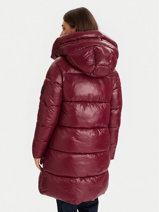 Save The Duck Save The Duck Zimski kaput D45510W LOVE21 Tamnocrvena Regular Fit