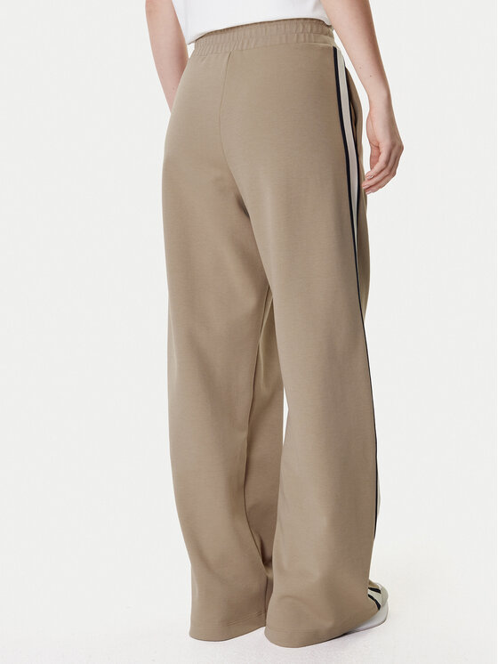 Weekend Max Mara Weekend Max Mara Spodnji del trenirke Perdoni 2615781051 Bež Wide Leg