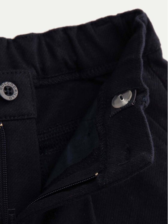 Coccodrillo Coccodrillo Pantaloni di tessuto ZC4120102EBB Blu scuro Regular Fit