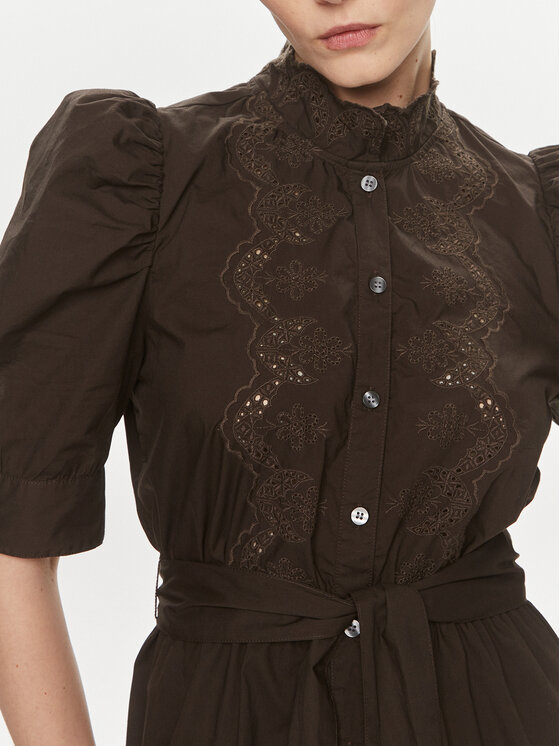 Gap Gap Sukienka koszulowa 792564 Czarny Regular Fit