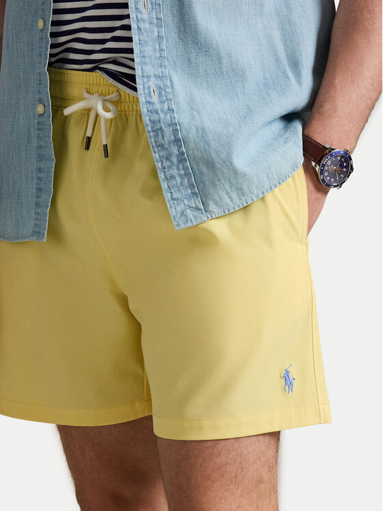 Polo Ralph Lauren Polo Ralph Lauren Szorty kąpielowe 710957782504 Żółty Classic Fit