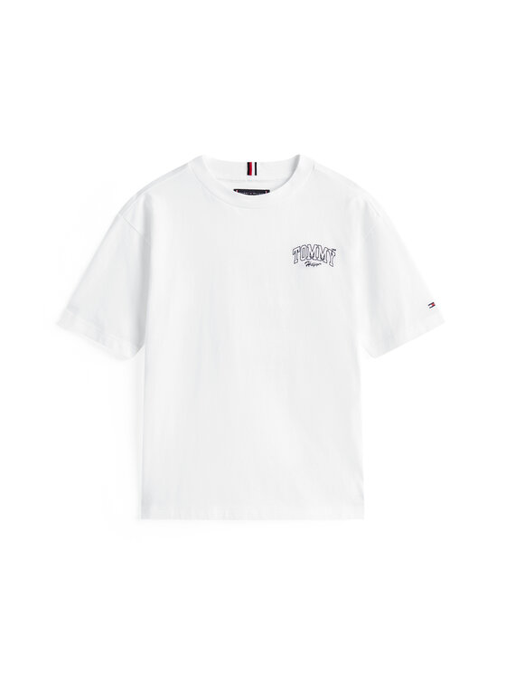 Tommy Hilfiger Tommy Hilfiger T-shirt Varsity Graphic KB0KB09720 Bijela Regular Fit