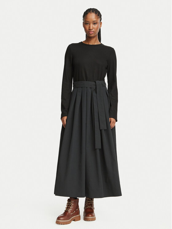 Weekend Max Mara Weekend Max Mara Kasdieninė suknelė Carioca 2625626042 Juoda Regular Fit