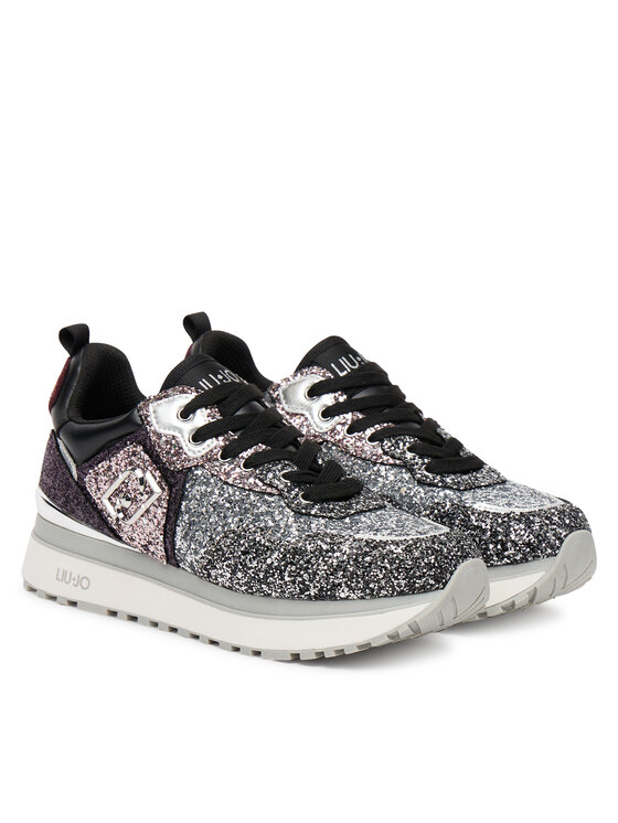 Liu Jo Liu Jo Sneakers Maxi Wonder Glitter 01 BF5009 TX007 Argento