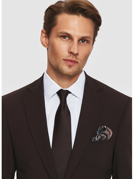 Pako Lorente Pako Lorente Marynarka P26SF-3G-038 Brązowy Slim Fit