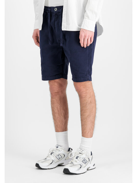 Alpha Industries Alpha Industries Szorty Basic Cotton Short Granatowy Regular Fit