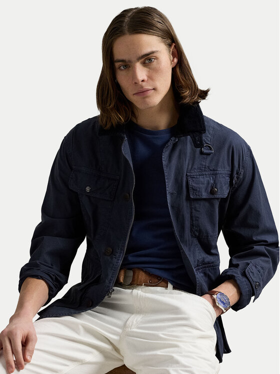 Polo Ralph Lauren Polo Ralph Lauren Tričko 710671438426 Tmavomodrá Custom Slim Fit