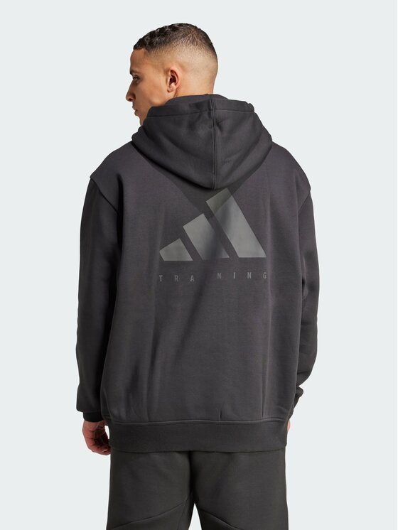 adidas adidas Bluza techniczna 167504 Czarny Oversize