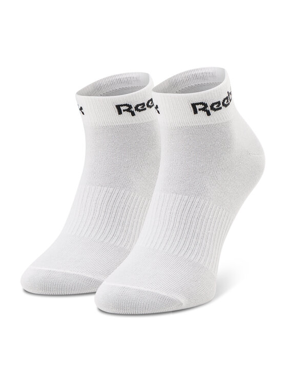 Reebok Unisex trumpų kojinių komplektas (3 poros) Act Core Ankle Sock 3P  GH8168 Balta • Modivo.lt