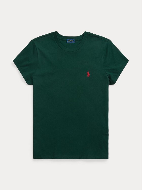 Polo Ralph Lauren Polo Ralph Lauren T-Shirt 211898698016 Zielony Regular Fit