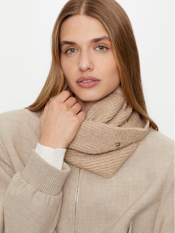 Guess Guess Шарф-снуд AW5237 WOL03 Бежевий