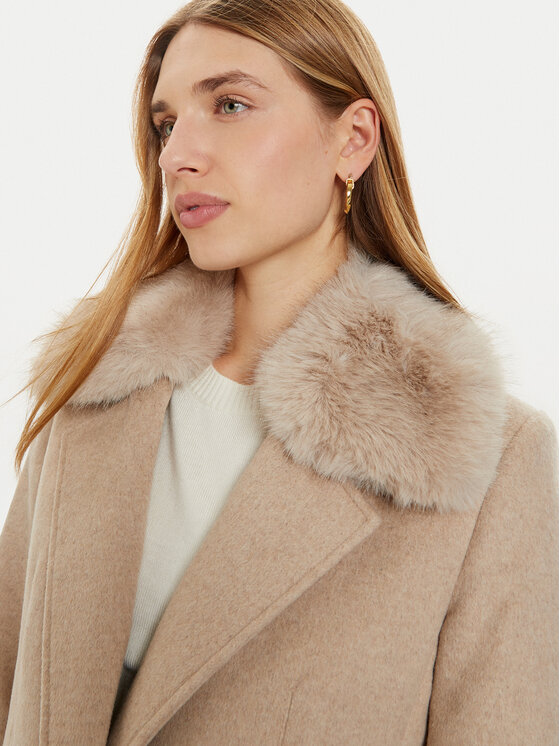 Guess Guess Зимове пальто Nancy W4BL32 WGJG2 Бежевий Regular Fit
