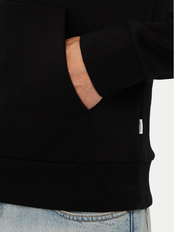 Jack & Jones Jack & Jones Pulóver Corp Logo 12152840 Fekete Regular Fit
