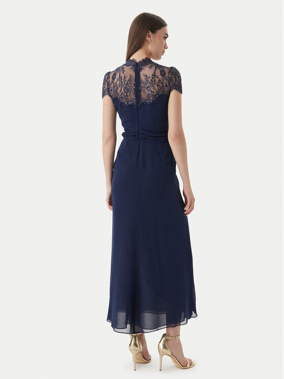 Luisa Spagnoli Luisa Spagnoli Rochie de seară Piolo 543226 Bleumarin Regular Fit