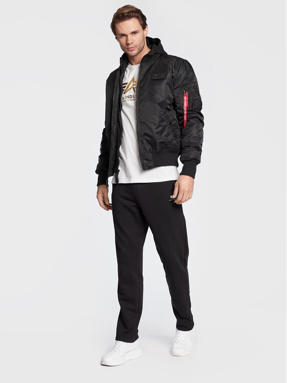 Alpha Industries Alpha Industries Bomberjacke Ma-1 D-Tec 133104 Schwarz Regular Fit
