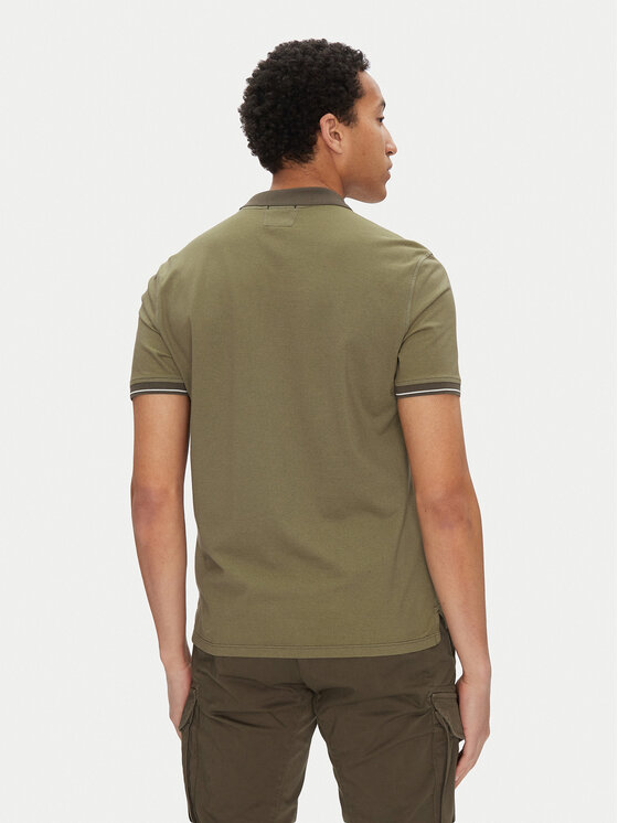 C.P. Company C.P. Company Polo 18CMPL130A006263G Zielony Regular Fit