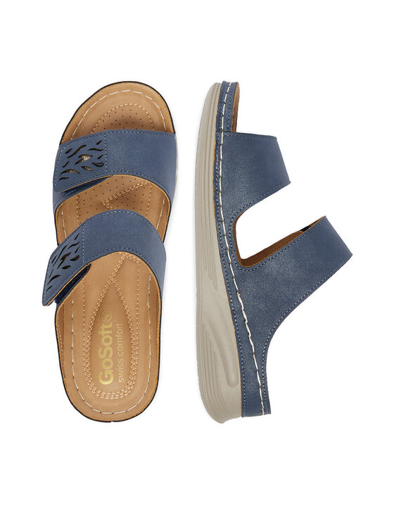 Go Soft Go Soft Pantoletten CEO-WYL05010-11 Blau
