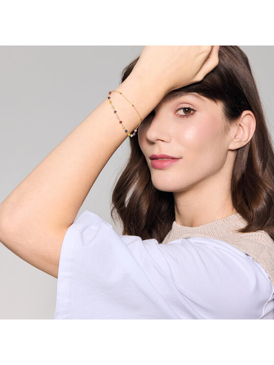 YES YES Bransoletka BX52773 Żółte złocenie