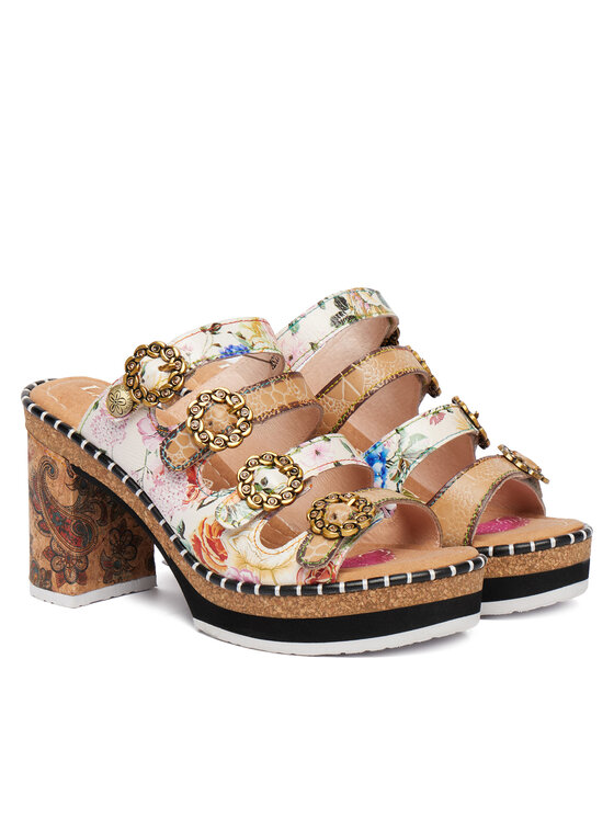 Laura Vita Laura Vita Шльопанці Naomio 10 Бежевий